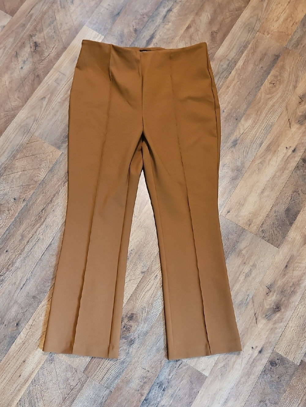 👖Rachel Zoe Tan Straight Leg Trousers